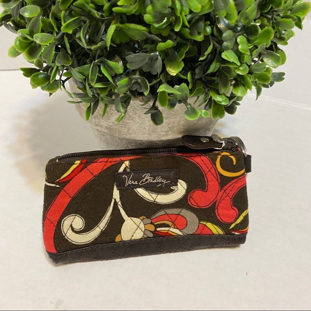 βͺVeraΒ BradleyβZip ID Coin Purse KeyβChainβ¬